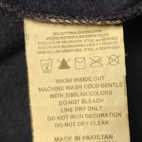 Majestic Fan Fashion Denver Broncos Women's Navy Blue Zip UP Hoodie Small - Picture 4 of 4